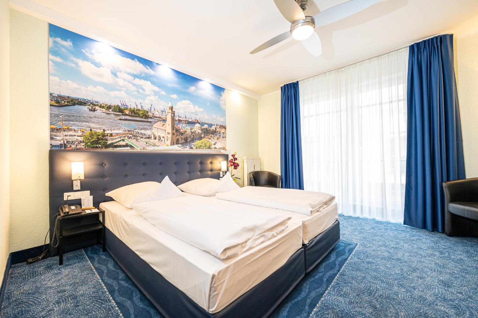 Hotel Hanseport Hamburgo Exterior foto